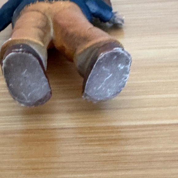 Vintage Bradford Christmas Ornament Hong Kong 80s country kid, rabbit & carrot. - Picture 8 of 8